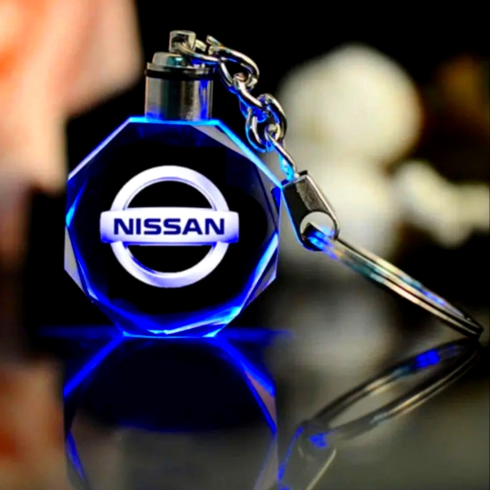 Nissan Led Light up Keychain